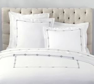 Platinum Egyptian Cotton Embroidered <strong>Bedding</strong> <strong>Set</strong> - Product Image 5