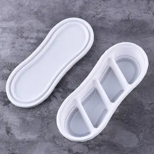 Disposable Plastic Lunch Box Disposable Microwavable 4 -compartment Food Storage Container Plastic With Lid Lunch Box