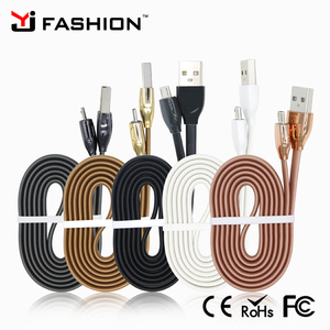 Logotipo personalizado <span class=keywords><strong>100</strong></span> CM TPE plana micro usb <span class=keywords><strong>cable</strong></span> con múltiples colores para android y iphone teléfono moble - Product Image 6