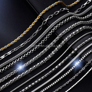 Personalizzato 304 316 1-10MM uomo donna collana Twist Rope Figaro Ball Snake Cable Box <span class=keywords><strong>catena</strong></span> a maglia <span class=keywords><strong>cubana</strong></span> gioielli <span class=keywords><strong>catena</strong></span> in <span class=keywords><strong>acciaio</strong></span> inossidabile - Product Image 1