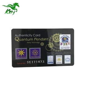 Tarjeta de energía de ciencia cuántica BIO/tarjeta de energía FIR <span class=keywords><strong>tarjetas</strong></span> de iones negativos para el cuidado de la salud - Product Image 2