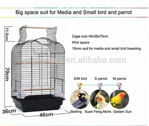 3301 el yapımı tel demir çelik kuş papağan evcil hayvan kafesi - Product Image 2