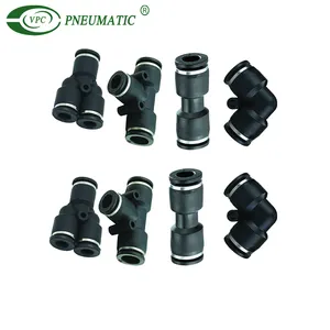 PU PY PE Tee type Pneumatic fitting