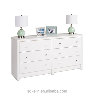<span class=keywords><strong>Commode</strong></span> moderne d'occasion pour chambre à coucher, couleur blanche, avec 6 tiroirs - Product Image 1