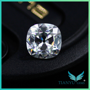 Couleur améliorée diamants 10mm ancienne <span class=keywords><strong>mine</strong></span> cut pour toujours un DEF couleur blanc moissanite - Product Image 4