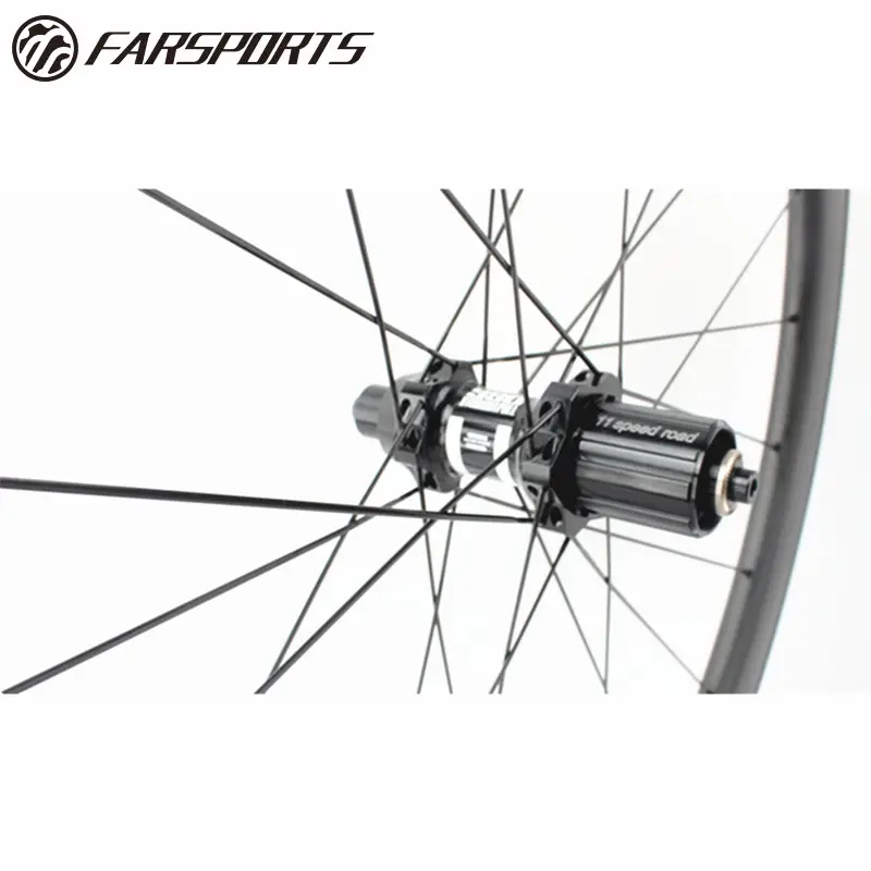 high quality farsports carbon wheelsets 60mm 25mm aero U shape with DT 350 road hub, 20H/24H bicicletas de ruta llantas 700