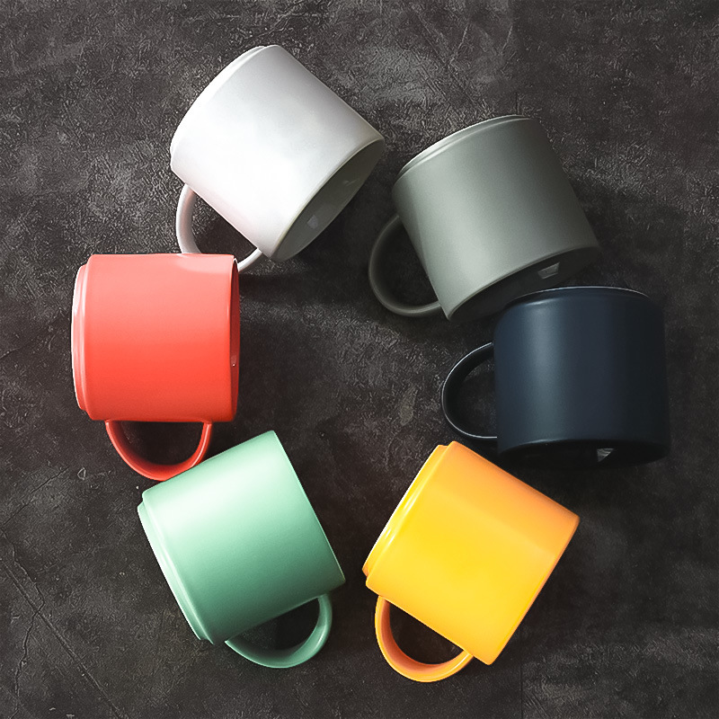 Custom Logo Coffee Mugs - 14 Oz Porcelain Ceramic Cups for Business Gifts,  Customized Color, ODM/OEM Designs Available