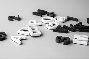 होम पत्र चुंबक घर सजावट रचनात्मक काले सफेद पत्र फ्रिज चुंबक फ्रिज चुंबक कोरिया - Product Image 4