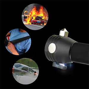 Xe Công Cụ Khẩn Cấp Đèn Pin Sạc Đèn Pin An Toàn Búa Công Cụ Khẩn Cấp <span class=keywords><strong>LED</strong></span> Đèn Pin Thoát Cứu Hộ Năng Lượng Mặt Trời Đèn Pin Cho Đi Bộ Đường Dài - Product Image 6