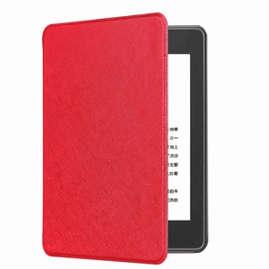 Pour <span class=keywords><strong>Amazon</strong></span> <span class=keywords><strong>Kindle</strong></span> Paperwhite 4 PU Housse Motif Croisé <span class=keywords><strong>Livre</strong></span> Étui De Style - Product Image 2