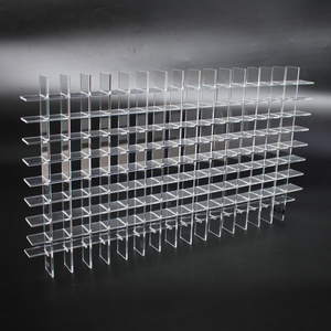 Vente chaude : Cloison moderne en acrylique transparent pour <span class=keywords><strong>commode</strong></span>/tiroir de cuisine, séparateurs de tiroirs ajustables en acrylique personnalisés, organisateur en gros - Product Image 4