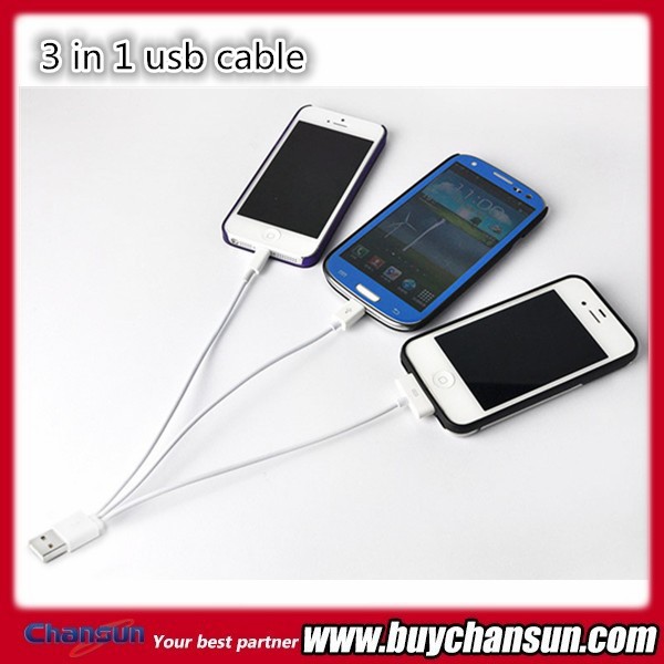 3 на 1 usb-кабель для мобильного телефона