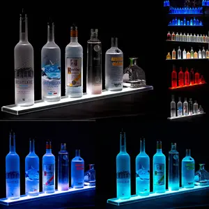 Multifunzione LED Liquore Bar A Casa di Illuminazione Scaffale e Bottiglia Galleggiante opaca Display A Colori