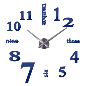<span class=keywords><strong>Horloge</strong></span> murale géante en acrylique de grande taille avec chiffres romains décoratifs en 3D DIY Zogift Preciser - Product Image 6