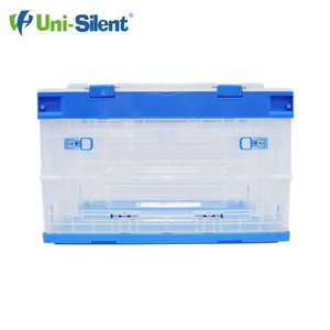 Cajas de almacenamiento plegables transparentes de plástico virgen <span class=keywords><strong>uni</strong></span>-silenciosas TX5336335CBK para organización y conservación - Product Image 2
