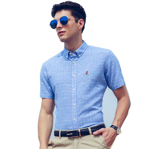 <span class=keywords><strong>Camicia</strong></span> da <span class=keywords><strong>uomo</strong></span> a manica media in cotone a mezza manica corta in fibra di bambù da lavoro camicie formali per gli uomini - Product Image 1
