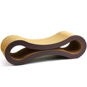 Icle-BB 플루트 긁적 럭셔리 큰 판지 고양이 <span class=keywords><strong>Scratcher</strong></span> 라운지 궁극적 인-IC-0023-Coffee - Product Image 3