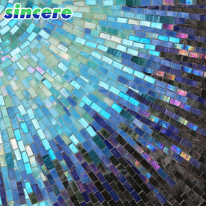 Diversi fatti a mano di colore di stampa tappeto piastrelle con materiale mosaico - Product Image 1