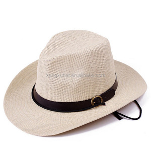 Cappello Unisex estivo Casual alla moda da spiaggia cappello da sole alla moda paglia Panama Jazz Cool Cowboy Fedora Gangster ciclismo sport all'aria aperta - Product Image 6
