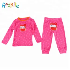 Nouveau brodé doux 100 coton à manches longues unisexe nouveau-né bébé garçon fille vêtements pantalon vêtements ensemble cadeau