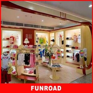 Diseño entero mueble de madera y escaparate de pared con vitrina expositivo para tiendas de juguete y ropa de niños. - Product Image 4