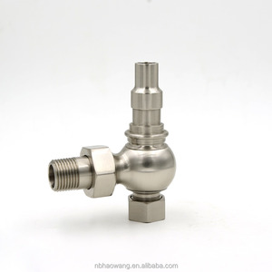 Hoperads <span class=keywords><strong>radiateur</strong></span> en <span class=keywords><strong>fonte</strong></span> fini Nickel satiné ensemble de soupapes de <span class=keywords><strong>radiateur</strong></span> thermostatiques traditionnelles poignée en bois - Product Image 2