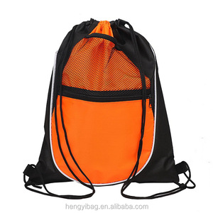 Biểu Tượng Tùy Chỉnh Sinh Thái Thân Thiện Với Thoáng Khí Nylon Polyester Vải Dây Kéo Ba Lô Cho Các Trường Học Phòng Tập Thể Dục Thể Thao <span class=keywords><strong>Cinch</strong></span> Sack Với Túi Lưới - Product Image 1