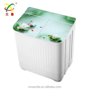 4.0 kg twin tub semi otomatis laundry mesin cuci dengan pengering peralatan 