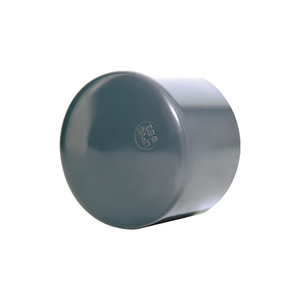 Din pn16 black plastic <strong>upvc</strong> pvc pipe fitting round <strong>end</strong> <strong>cap</strong> for 50mm TU-PIPE injection - Product Image 1