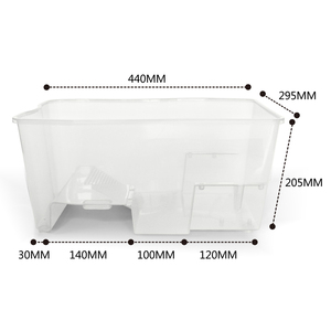 NOMOY PET all'ingrosso di alta qualità di plastica di piccola dimensione di filtraggio tartaruga serbatoio acquario <span class=keywords><strong>per</strong></span> tartaruga tartaruga tartaruga - Product Image 6