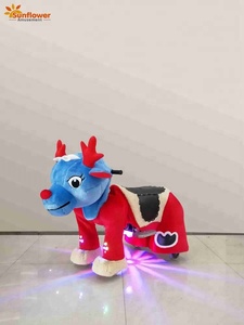 <span class=keywords><strong>Voiture</strong></span> à batterie populaire pour enfants avec animaux en peluche intégrés – Machine de jeu - Product Image 2