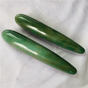Großhandel natürliche grüne Aventurin Quarz Kristall Dildo Yoni Heil kristall <span class=keywords><strong>Massage</strong></span> Zauberstäbe - Product Image 4