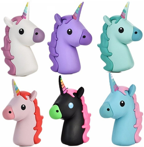 2017 Venta caliente PVC de la historieta unicornio banco - Product Image 1