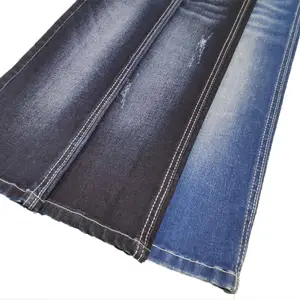 Wholesale 10oz cotton slub raw denim jeans fabric with good price twill oem customized 100% cotton