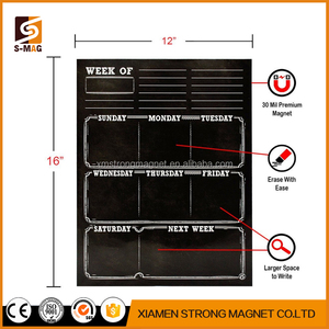 Pizarra magnética de estilo de borrado en seco para cocina, planificador semanal mensual para refrigerador, venta al por mayor - Product Image 4