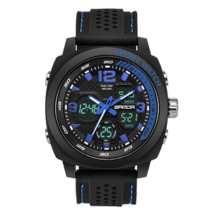 SANDA 790 brand Fashion men sports <span class=keywords><strong>watch</strong></span> orologio digitale impermeabile a LED da uomo <span class=keywords><strong>G</strong></span> orologio a vibrazione casual Relogio Masculino - Product Image 4