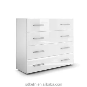 <span class=keywords><strong>Cassettiera</strong></span> Moderna in Legno Massello per <span class=keywords><strong>Soggiorno</strong></span> con Finitura Lucida - Product Image 1