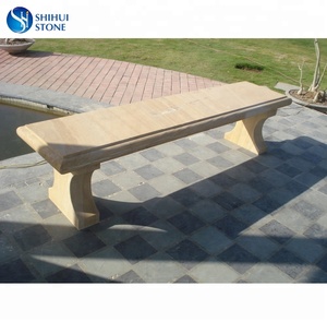 Banc en grès de jardin pas cher, comme une chaise en bois, à vendre - Product Image 5