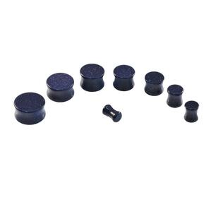 Blauw Zandsteen Flesh Tunnel Penis Piercing Stekkers