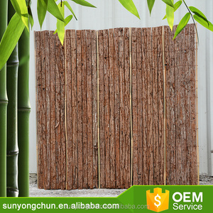 Chất Lượng Cao Thân Thiện Với Môi Gỗ Tự Nhiên Hàng Rào Hiện Đại Dễ Dàng Lắp Ráp Duy Nhất Đôi Bên Cuộn Vỏ Cây Hàng Rào Nhà Máy Giá Cho Trang Trại - Product Image 3