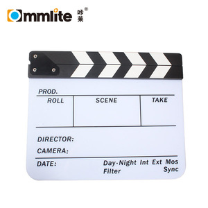 Tableau de bord pour crédence vidéo, en acrylique, effaceur à sec, pour Film TV, plaque de protection avec motifs noir/blanc - Product Image 1