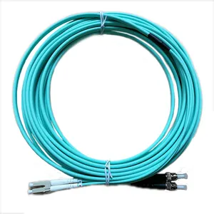 Alta estabilidad robusta gemelo plano LC fibra óptica, ST dúplex parche cable