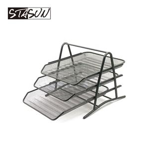 STASUN Office Desk Organizer สามชั้นโลหะลวดตาข่าย<span class=keywords><strong>3</strong></span><span class=keywords><strong>ชั้น</strong></span><span class=keywords><strong>ถาด</strong></span><span class=keywords><strong>ใส่</strong></span><span class=keywords><strong>เอกสาร</strong></span> - Product Image 3