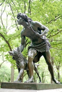 Sculpture de chien de chasse en bronze, 160 cm de haut, 200 kg, moulage personnalisable, décoration de jardin - Product Image 4