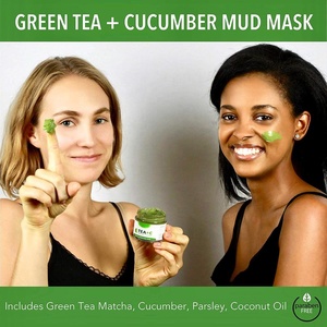 <span class=keywords><strong>Masque</strong></span> de détoxification au gingembre, thé vert mat, boue, calmant, contre l'acné et points noirs, livraison gratuite - Product Image 6