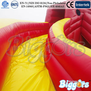 double slide <span class=keywords><strong>lane</strong></span> toboggan gonflable pour piscine - Product Image 4
