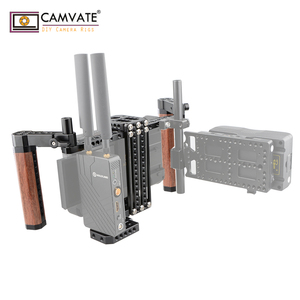 Camvate 5 "và 7" LCD giám đốc màn hình ổn định lồng Rig (nhỏ gọn) với gỗ xử lý Grip - Product Image 6