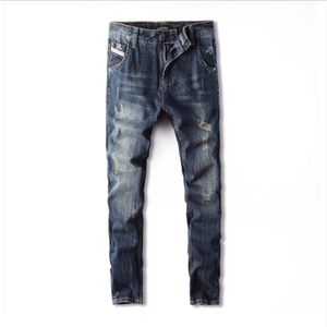 Venta al por mayor barata China Jeans Hombres Liquidación de fábrica Moda Skinny Jeans Stocklot - Product Image 4