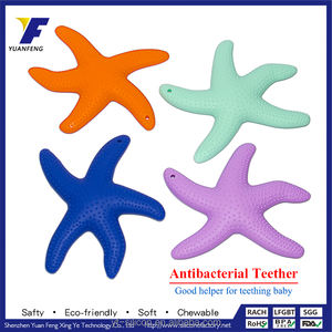 2016 Los niños divertidos mastican juguetes de silicona de juguete de palma de bebé para la dentición - Product Image 6
