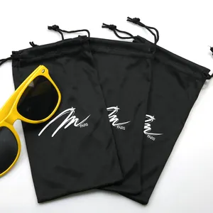 Custom microfiber sunglasses pouch brand microfiber sunglasses pouch microfiber drawstring pouch